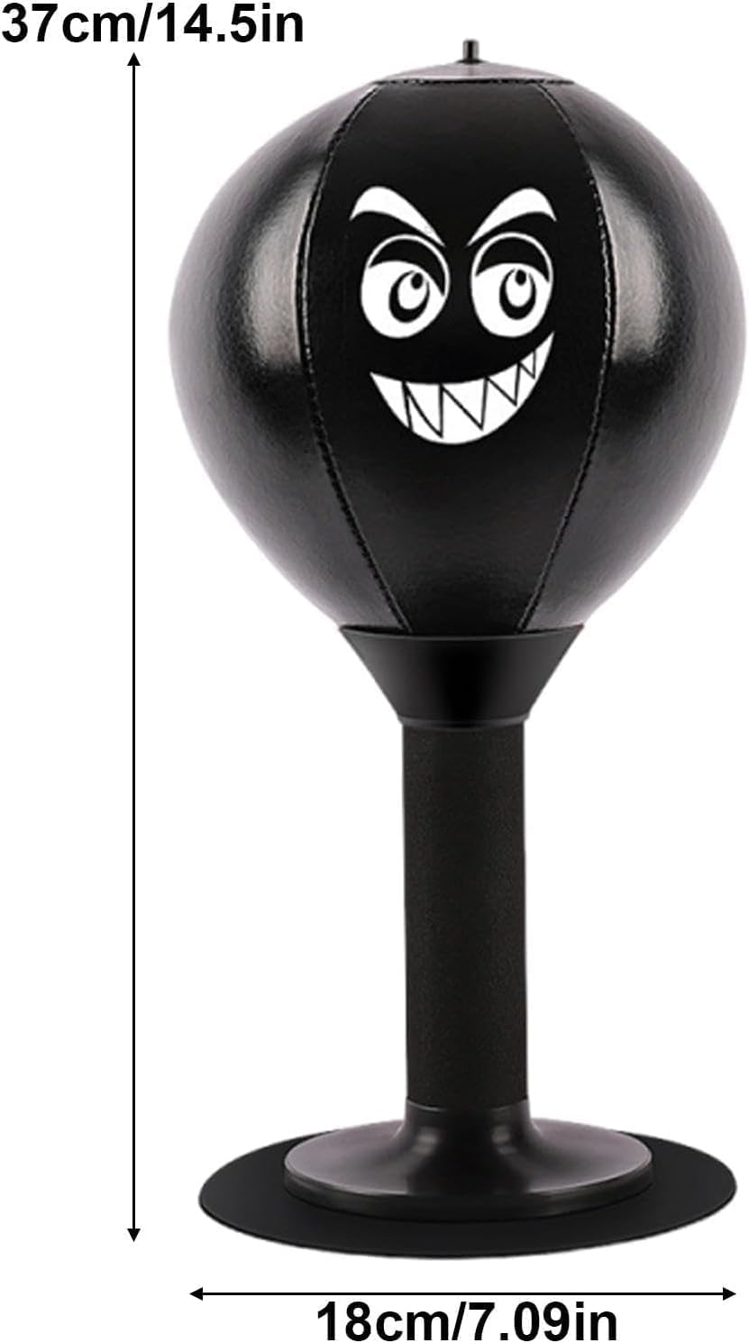 🥊 Desktop Punching Bag for Kids & Adults – Stress Relief Toy with Suction Cup, Reaction Speed Trainer