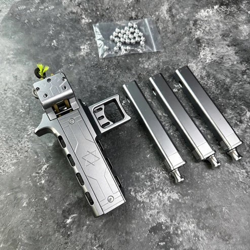 🔥Automatic Slingshot with Magazine with Double Magazine High Precision