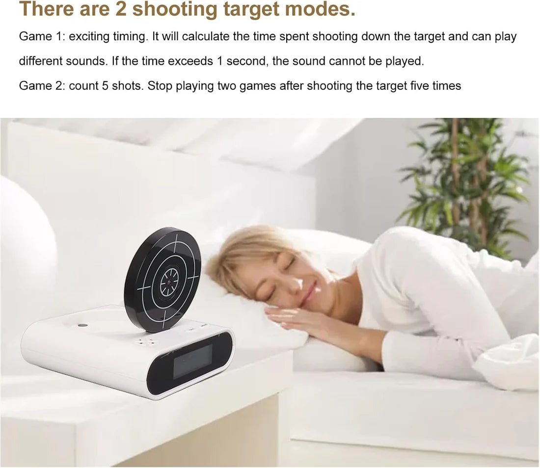 🎯 Interactive Target Alarm Clock