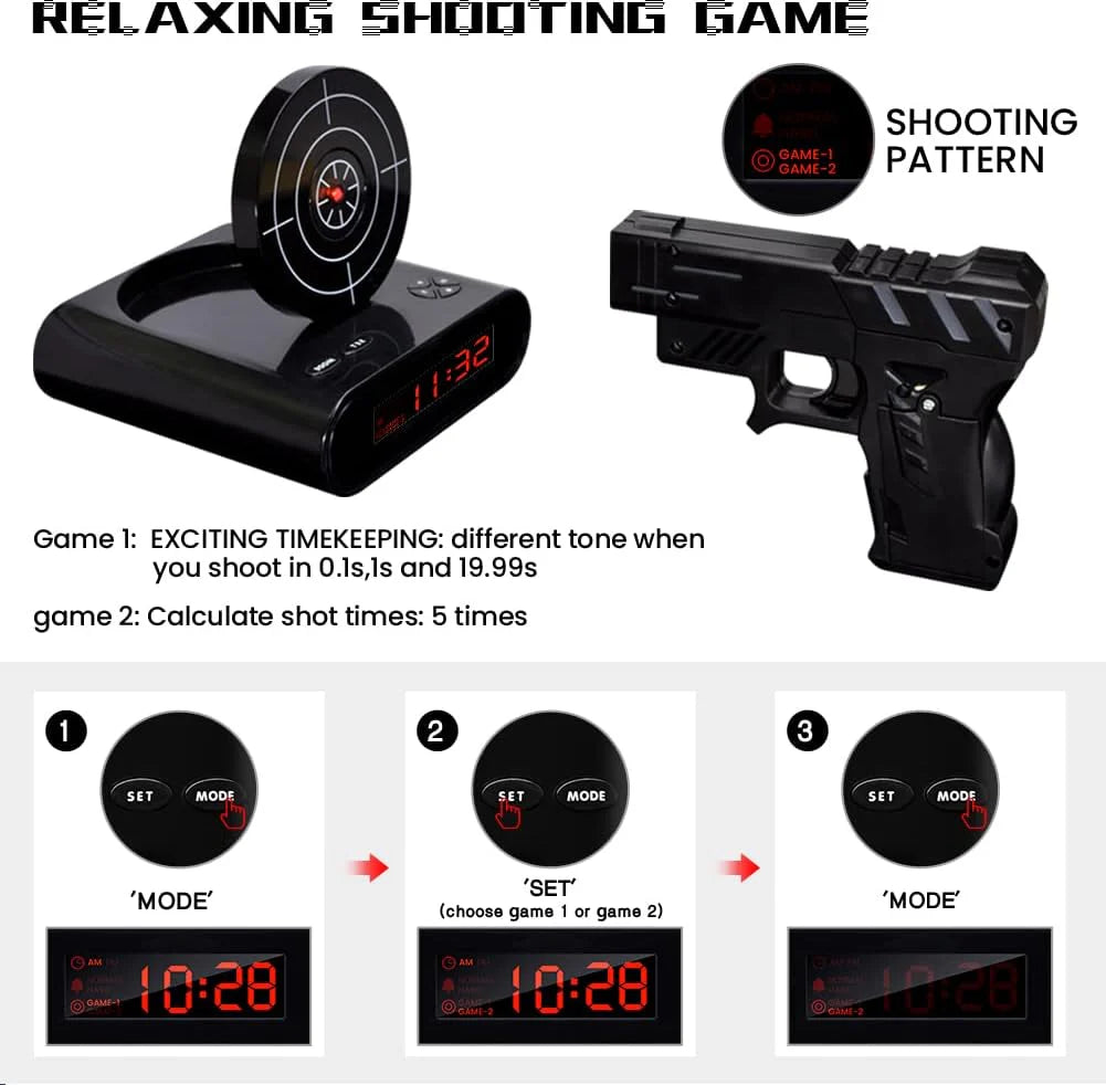 🎯 Interactive Target Alarm Clock
