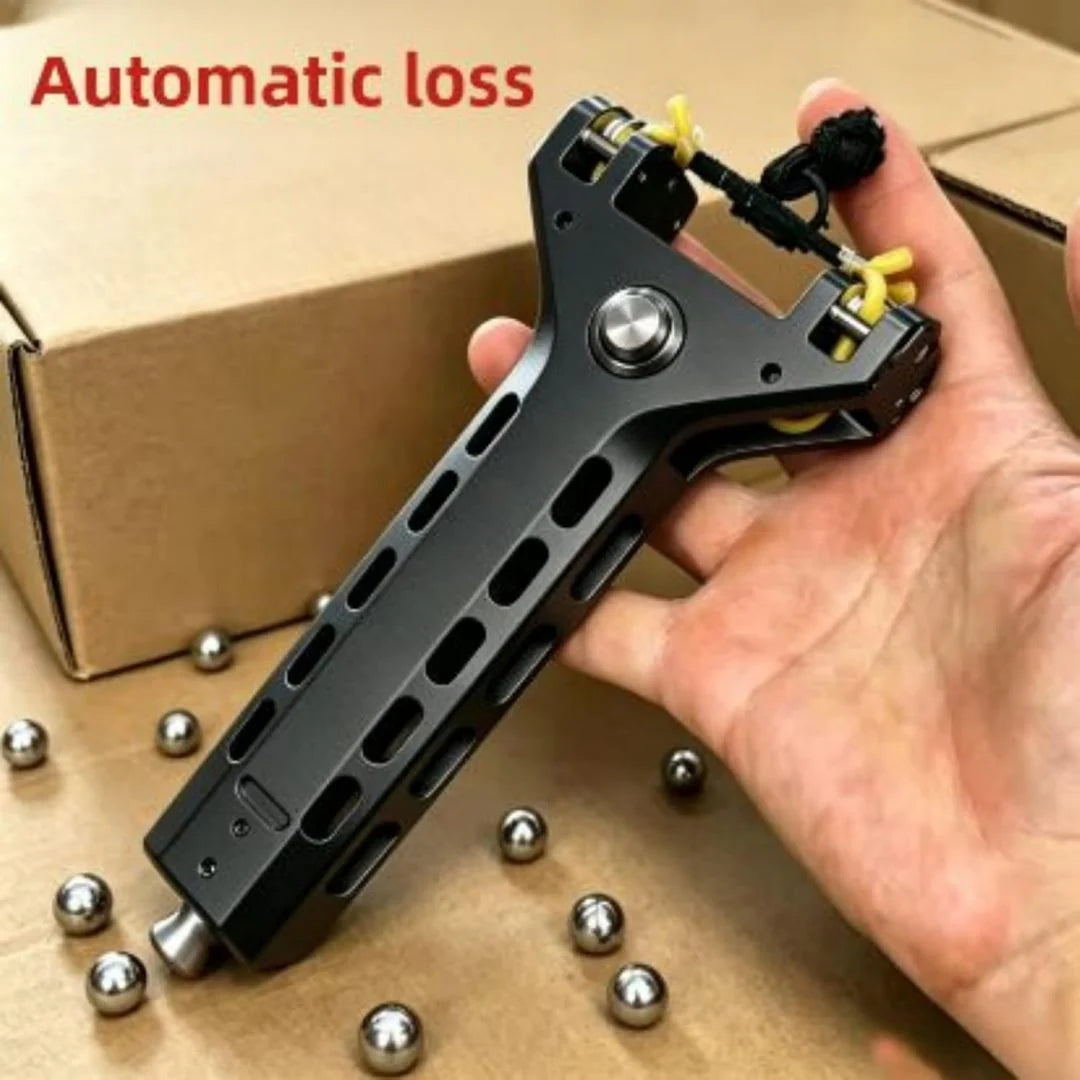 💥Automatic Slingshot with Magazine – Semi‑Auto Mode, Precision Accuracy