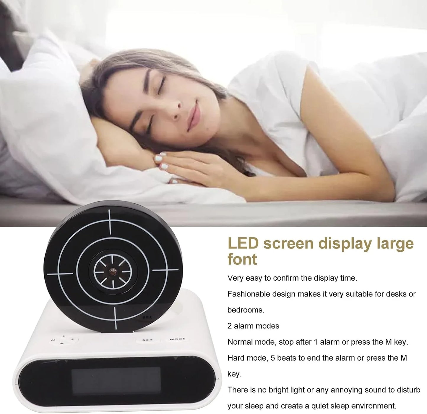 🎯 Interactive Target Alarm Clock