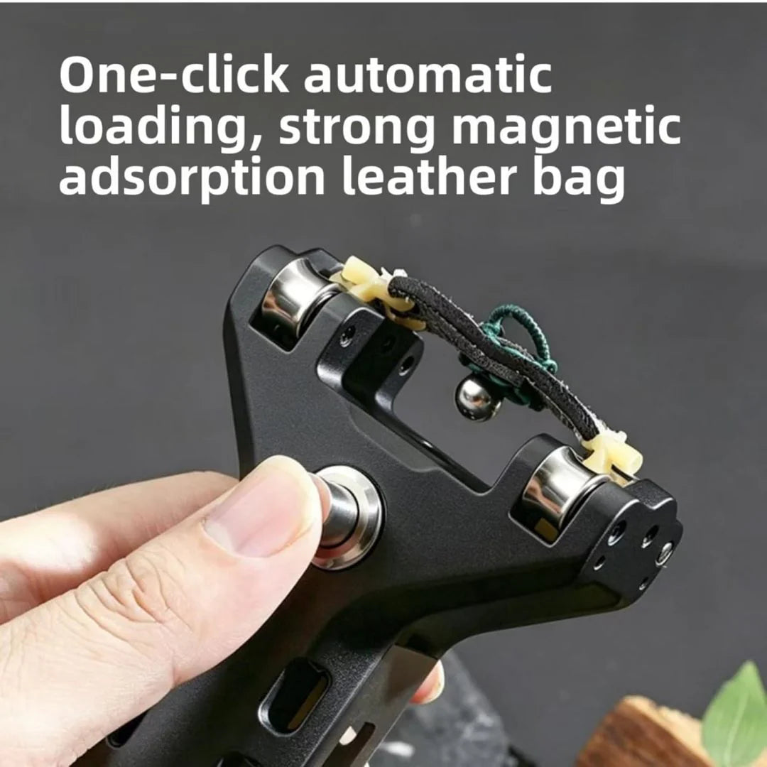 💥Automatic Slingshot with Magazine – Semi‑Auto Mode, Precision Accuracy