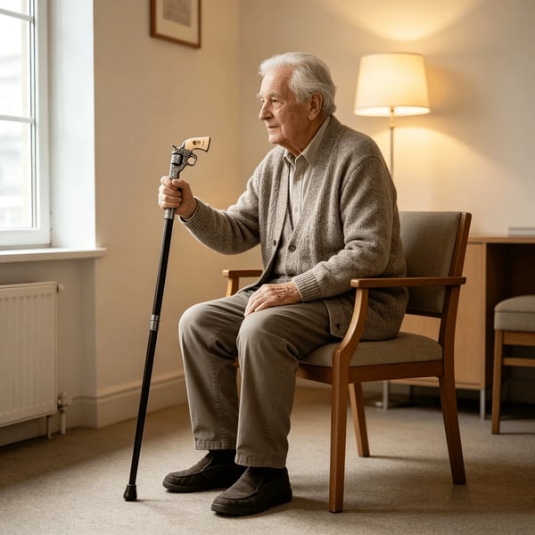 🤠 Vintage Western Walking Cane – Unique Collector Style Walking Stick