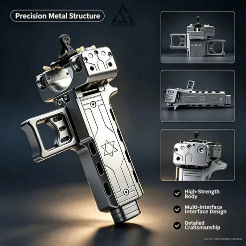 🔥Automatic Slingshot with Magazine with Double Magazine High Precision