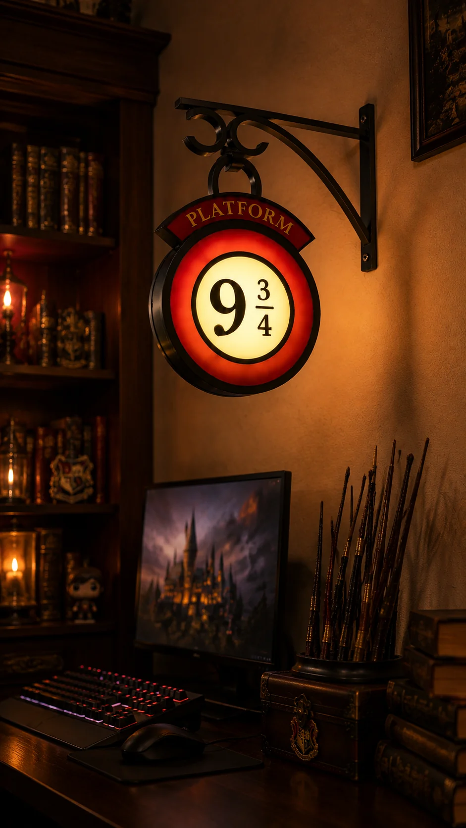 🚂 Enchanted Station Wall Lamp – Bring a Little Magic Home