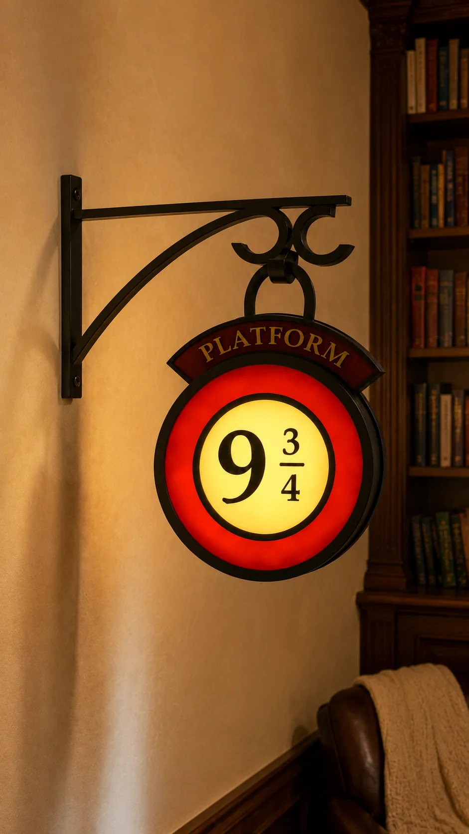 🚂 Enchanted Station Wall Lamp – Bring a Little Magic Home