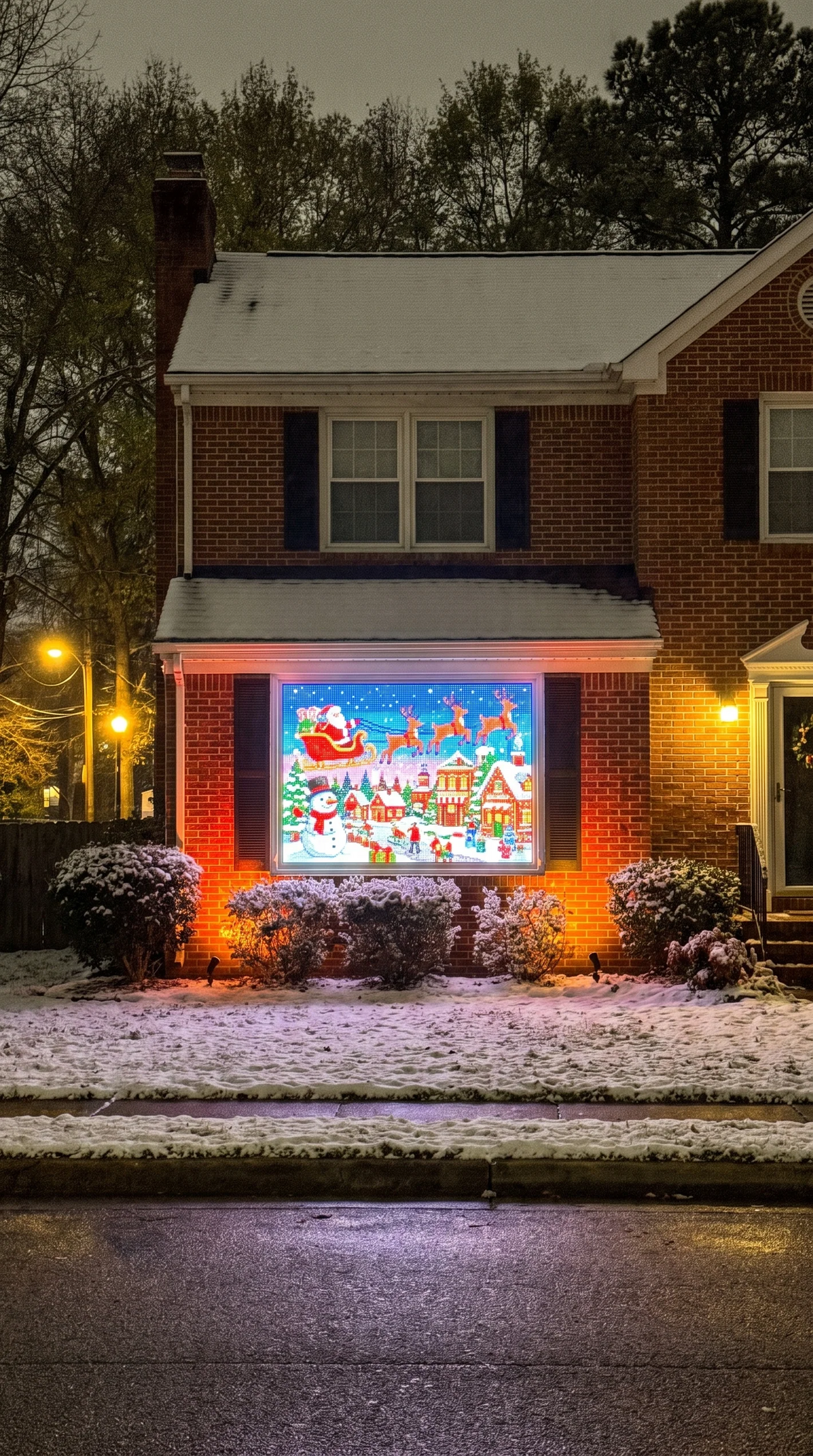 🎄 LED Pixel Curtain Lights – App-Controlled Custom Light Display