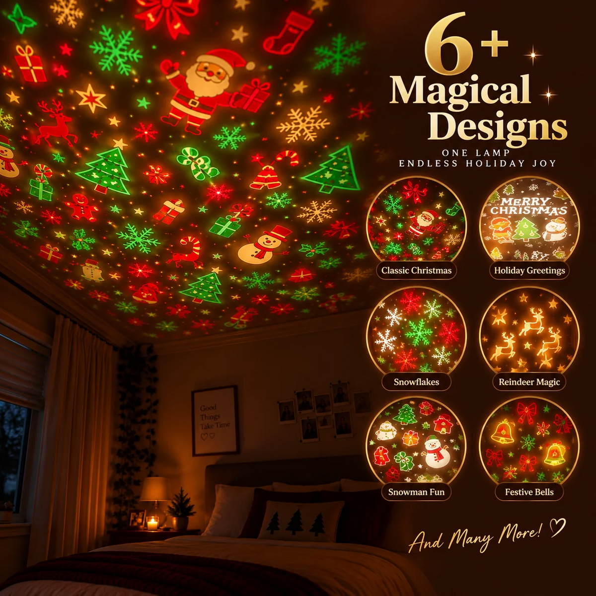 🎄 Christmas Projector – Turn Your Home Into a Christmas Wonderland