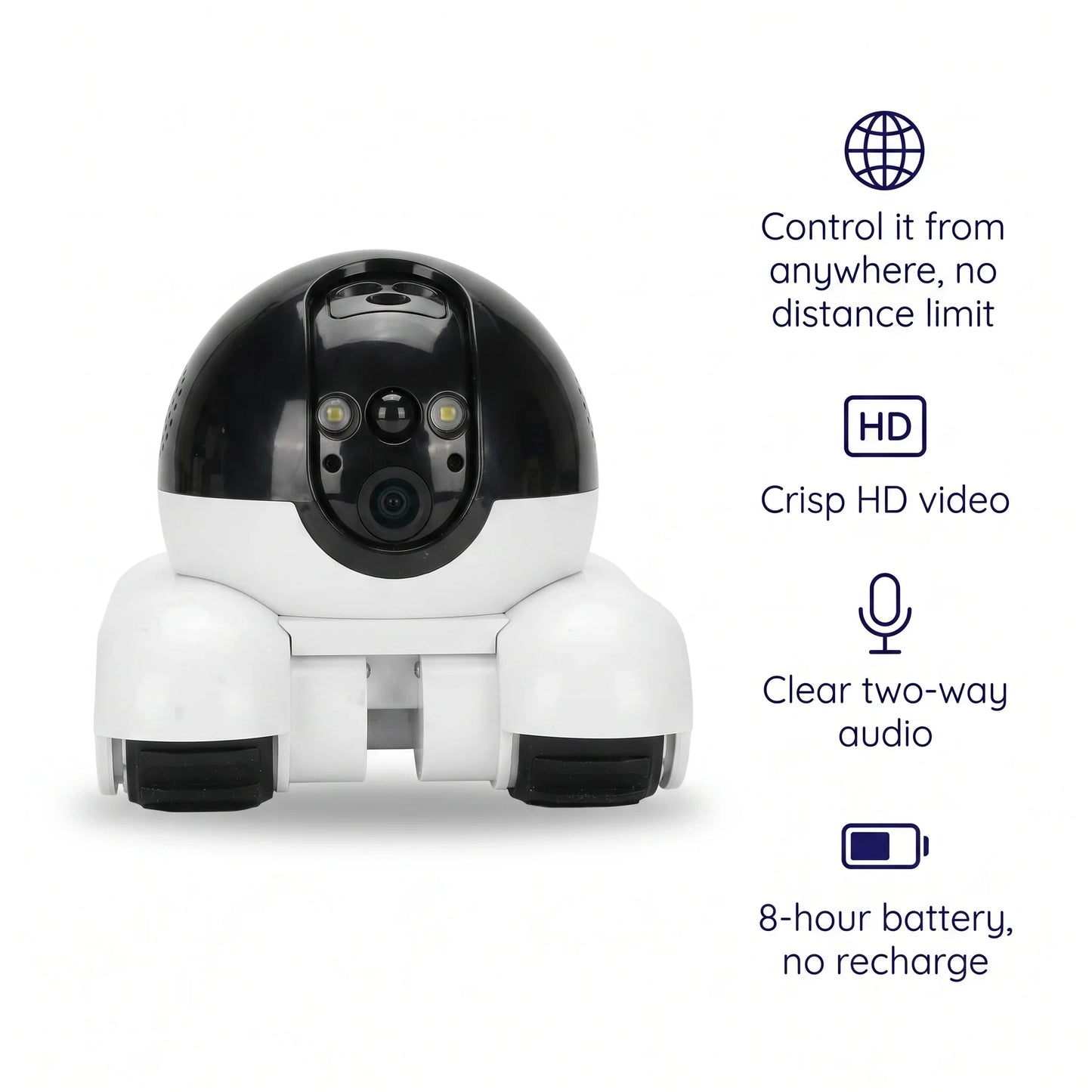 🤖 Smart Companion Robot – Stay Connected with Home, Pets & Family from Anywhere