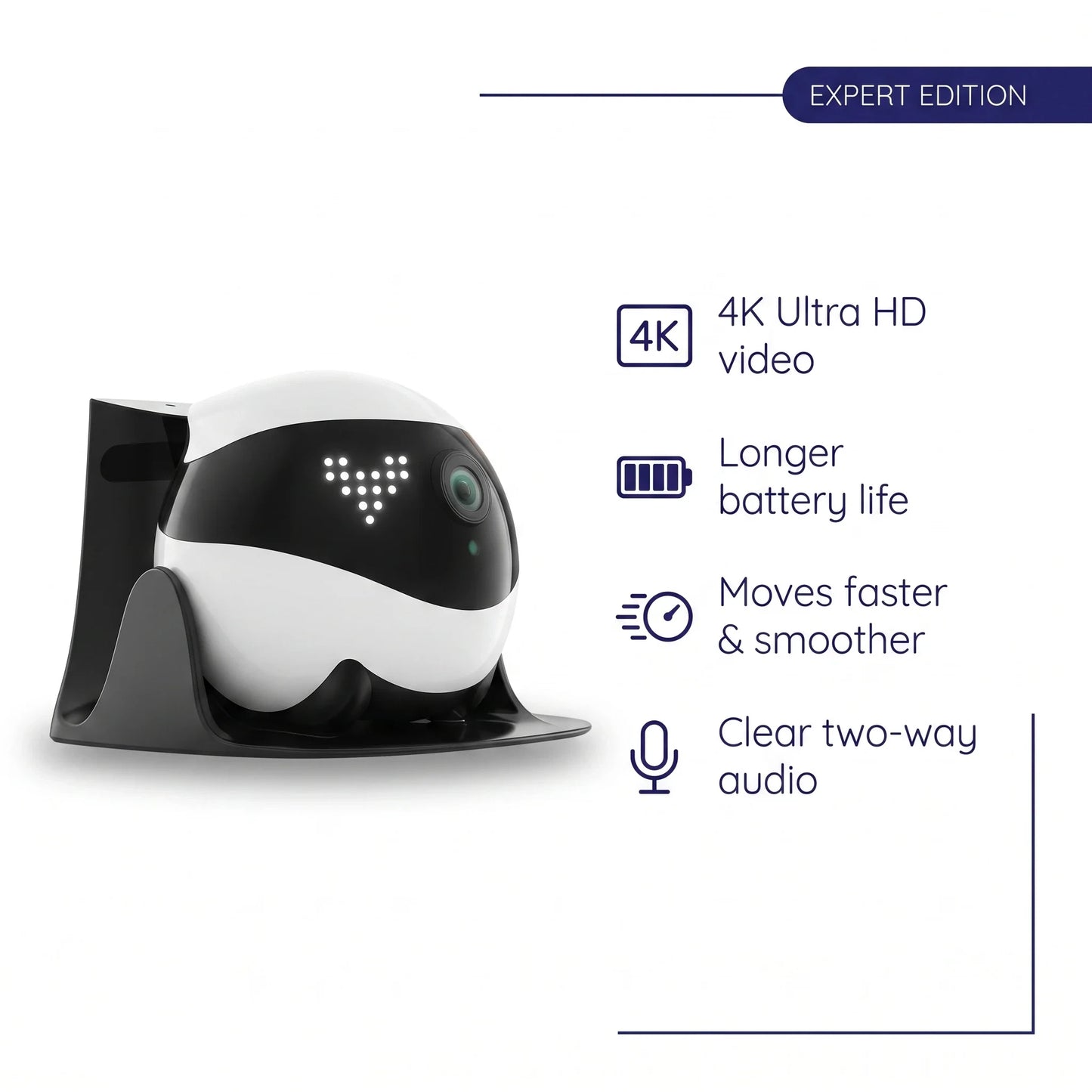 🤖 Smart Companion Robot – Stay Connected with Home, Pets & Family from Anywhere