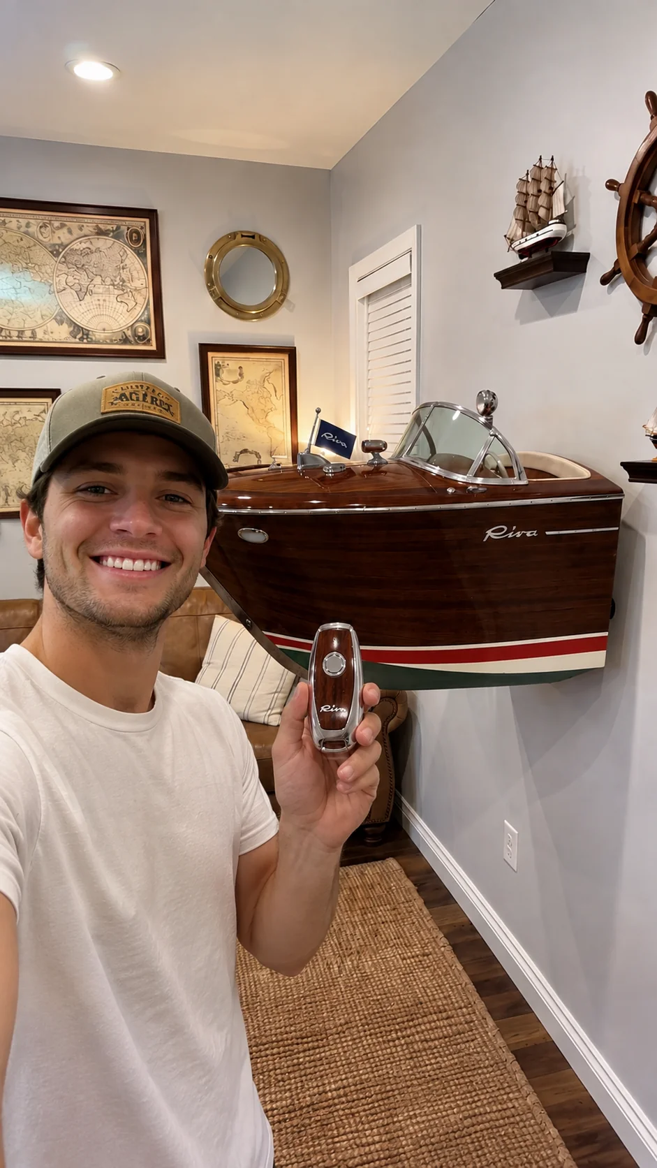 🚤 Boat‑Inspired Wall Display – Bring Your Love of the Water Home