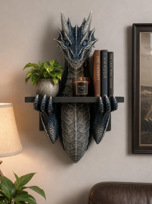 🐉 Mythical Wall Display Shelf – A Fantasy-Inspired Statement Piece for Your Space