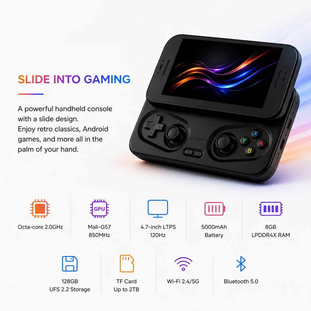 🎮 Retro Arcade Game Controller – 600+ Classic Games, Wireless, Plug & Play