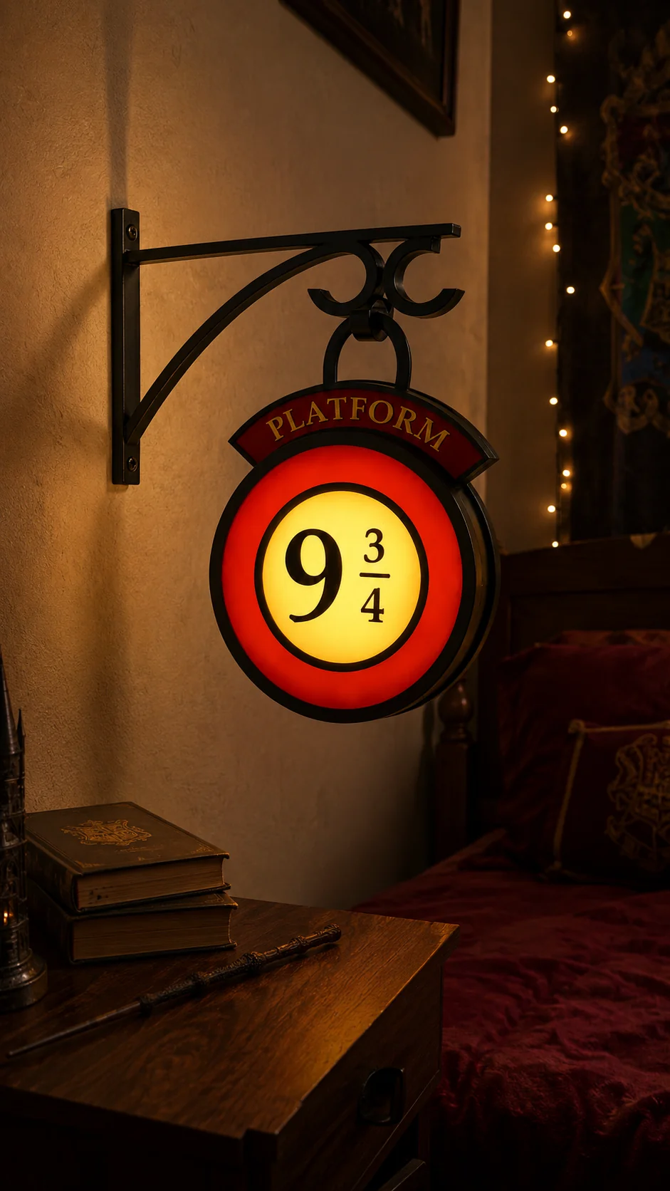 🚂 Enchanted Station Wall Lamp – Bring a Little Magic Home